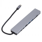 8IN1 USB C Hub TypeC Hub Adapteri dokkimisjaama mitme pordiga adapter 4K HD RJ45 Etherneti USB-ga hall
