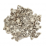 50 tk. Puidust liblikat&uuml;kid Multifilmi joonistus V&auml;rvimata ainulaadne laste kodut&ouml;&ouml; L&otilde;petamata v&auml;ljal&otilde;ige, maalitav kiip &otilde;pilastele