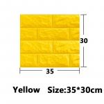 3/5/10 tk 30 * 35 cm / 70 * 15 cm 3D isekleepuvad seinakleebised Kodukaunistuse taustakleebised Vee- ja niiskuskindlad 3pcs 30*35cm