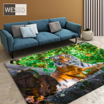 Elutoa kaunistamiseks m&otilde;eldud tiigrivaip Metsloomade 3D p&otilde;randamatt koridoris Pehme magamistoa vaip Voodimatt Avaleht 120x180cm 1pcs