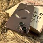 Luksuslik Magsafe'i magnetilise juhtmevaba laadimise matt &uuml;mbris iPhone'i 11 12 13 14 Pro Max Plus jaoks silikoonklaasist objektiivi kaitsekate for iphone 11 h&otilde;be