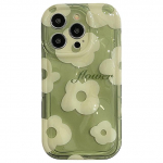 Armsad lilled Armas lilleline 3D meteoriidimustriga l&auml;bipaistev p&otilde;rutuskindel telefoni&uuml;mbris iPhone 14 11 12 13 Pro Max pehme tagakaas For iPhone 12