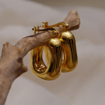 Foxanry Prevent Allergy Geomeetrilised k&otilde;rvar&otilde;ngad Naistele T&uuml;drukutele Trendikad liialdatud Minimalistlikud S&uuml;nnip&auml;evapeo Ehted Kingitused Hulgim&uuml;&uuml;k 8mm kuld