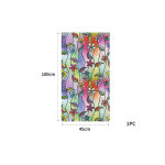 V&auml;rviline lilleline aknakile privaatsus staatiline klammerduv mittekleepuv kile vitraaž Vin&uuml;&uuml;lkile p&auml;ikest blokeeriv aknakleebis kaunistus 45*100cm