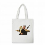 dogecoin ja elon Ostukott meestele &Otilde;lakott Dogecoin Elon Musk Naljakas anime Naiste k&auml;ekott l&otilde;uendkott Bolsas 24*26cm