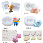 Sea disain silikoonvorm Fondant koogi kaunistus hallitussuhkru kummipasta t&ouml;&ouml;riist 3D &scaron;okolaadivahu vorm