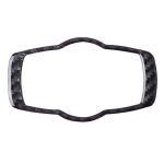 Sobib BMW 3. seeria E90 E92 E93 2005-2012 1 tk t&otilde;elise s&uuml;sinikkiust esitulede l&uuml;litipaneeli sisekujunduskleebise jaoks must