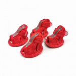 Suvised koerajalatsid hingavad v&otilde;rgust kutsikate lemmikloomade koerajalatsid v&auml;ikestele koertele kassidele armsad libisemisvastased chihuahua mopsi sandaalid kinga kommiv&auml;rvid 1 punane