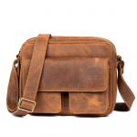 P&auml;risnahast Crossbody kotid Meeste Luksusbr&auml;ndi Messenger Bag Crossbody Men Satchel Pack S&uuml;learvuti &otilde;lakott meestele veisenahast kott pruun
