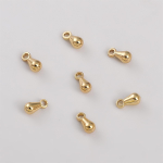 5 tk vasest tarvikud ehete valmistamiseks k&auml;ev&otilde;ru kaelakee k&otilde;rvar&otilde;ngas 3*6mm kuld