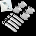FUNDUOO Skoda Fabia / Octavia / Superb jaoks 2002 2003 2004 2005 2006 2007 Uus kroomitud uksek&auml;epide + tassikausi kaane viimistlus 2