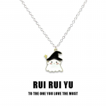 RUI RUI YU Halloweeni kummitus kaelakee ripats kaelakee naistele meestele t&uuml;druks&otilde;brale paari armuke ehted 1 PC