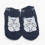 Unisex mugavad kirjatriibulised puuvillased nooruslikud sokid sussid l&uuml;hikesed pahkluu sokid v&otilde;luvad valge