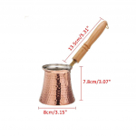 3 suuruse kohvi puidust k&auml;epide Cevze T&uuml;rgi kohvikann, kohvi T&uuml;rgi t&uuml;rgi vasest kohvimasin M