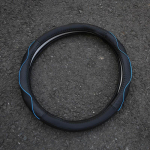 My Good Car 38cm Car steering wheel cover leather covers auto accessories for chevrolet sonic tracker trailblazer red line black
