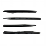 Esip&otilde;rkeraua Canards Udutule katte trimmi kleebise jaotur Mercedes Benz E klassi W213 E260 E300 E53 AMG autole 4pcs Carbon Look