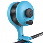 &Otilde;ngen&ouml;&ouml;ri poolitaja Kaasaskantav &otilde;ngen&ouml;&ouml;ri poolimise t&ouml;&ouml;riist rullide keerutamiseks sinine