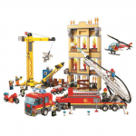 985 tk. linna tulet&otilde;rjeautod autohelikopter v&auml;ikesed ehitusplokid linna k&otilde;rghoone mudel 11216 klotsid laste m&auml;nguasjad EI KARTI