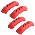 Praktiline k&ouml;&ouml;gipanni k&auml;epidemega kate Pragunemisvastane libisemisvastane Tugev punane