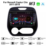 Renault Captur Clio 2011-2018 jaoks koos nupunupuga Android autoraadio multimeediumipleier Navigatsioon stereo GPS 2 Din Carplay 2+32GB 2+32GB,B