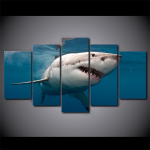 Seinakunsti l&otilde;uendimaalingud 5 t&uuml;kki suur valgehai plakatite raamistik HD prinditud pildid Moodne kodukaunistus elutuppa ilma raamita 20x35cm*2 20x45cm*2 20x55cm*1