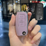 Kokkupandav v&otilde;ti 3 nupuga TPU autov&otilde;tme korpuse kate Ford Fiesta Focus 2 Ecosport Kuga Escape Falcon B-Max C-Max Eco Sport Galaxy jaoks Key Case valge