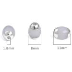 1 tk kullatud kristallklaasist bambusest liitekoha ovaalse kujuga helmed v&otilde;lu vahehelmed k&auml;ev&otilde;ru kaelakee ehete valmistamiseks 8x11mm 1pc