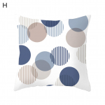 Padjakate ruudukujuline dekoratiivne eri stiilid praktiline abstraktne geomeetrilise tr&uuml;kiga padjap&uuml;&uuml;r elutuppa H