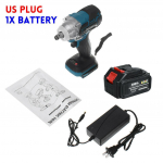 388vf harjadeta juhtmeta elektriline l&ouml;&ouml;kmutriv&otilde;ti 1/2-tolline elektrit&ouml;&ouml;riistad 15000 amh Li aku + LED-tuli Kohandage Makita 18 V akuga 1 x Battery