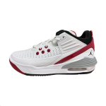 Air Jordan Max Aura 5 Valge Varsity Punane Meeste Tossud H&otilde;behall Must DZ4353-101 46 white