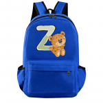 Prinditud v&auml;ike karu 26 inglise kirjaga seljakott teismeliste koolikott t&uuml;drukule poisile Suure mahutavusega raamatukott lapsele tagasi koolikott