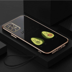 Luksuslik kaetud TPU telefoni&uuml;mbris koos kaelapaelaga Samsung Galaxy A04 A05s A13 A14 A24 A54 A34 Note20 S23 Ultra &uuml;mbristele A38 Maitsev avokaado kate Samsung Galaxy A10s