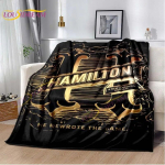 3D Ameerika Muusikalid Hamiltoni Flanellitekk Voodipesu Tuba Diivan Pehme Tekk Voodikateks F&auml;nnikunst Muusika Tekk Kodu Dekoor 75x100cm 30x40inch