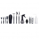 Mahlakate taimede t&ouml;&ouml;riistad Mini roostekindel plastikust kaktuse bonsai istutuskomplekt aeda 6