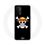 Musta taustaga &uuml;mbris Oppo A74 5G &uuml;heosalise Manga pealuu jaoks