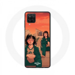 Samsung Galaxy A12 &uuml;mbris Squid m&auml;ng Kang Sae Byeok number 067 ja Ji Yeong number 240