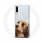 Coque pour Samsung Galaxy A70 Petit basset griffon vend&eacute;en