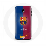 Coque pour Samsung Galaxy J7 2017 FC Barcelone Logo &Eacute;quipe de football