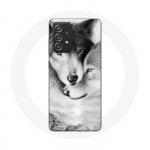 Coque pour Samsung Galaxy A33 5G Loup Duo animaux