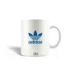 Mug en C&eacute;ramique Adidas Logo Bleu