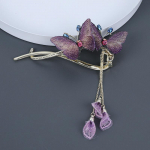 Liblikakujuline juukseklamber 14k