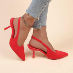 Naiste suvised Slingback Patent terava varbaga pahkluu rihm Tursked madala kontsaga jalatsid Mugavad kleidikingad Naistele m&otilde;eldud turske kontsaga sandaalid 38