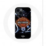 Coque pour Iphone 14 Plus Harley Davidson Compagnie automobile logo - Maniacase
