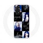 &Uuml;mbris Xiaomi Redmi Note 11 4G Blackpink Signature Photo jaoks Jennie Jisoo Lisa Rose - Maniacase