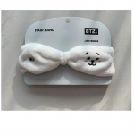 BT21 Ametlik Ribbon Hair Band Wash N&auml;ovann Spa n&auml;omeik Juukser&otilde;ngas Autentsed RJ