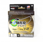 Power Pro Super 8 Slick Version 2 Spectra Line 10 lb x 150yds Onyx (7717)