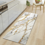 Luksuslik kullast marmorist k&ouml;&ouml;gimatt Pehme paksendatud k&ouml;&ouml;gimatt Veekindel libisemiskindel &otilde;likindel p&otilde;randamatt 60*180cm