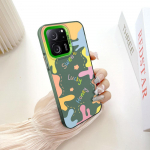 V&auml;rvitud Mustriline V&auml;rviline H&otilde;bedane Kahepoolne K&otilde;va Kest P&otilde;rutuskindel Kukkumisvastane Telefoni&uuml;mbris Xiaomi Redmi Poco jaoks Redmi 10 tumeroosa v&auml;rv