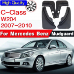 for Mercedes Benz C Class C-Class W204 2007~2010 Fender Mud Guard Flaps Mudguards Accessories Benz C180 C200 C300 Mudguards