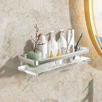 Ujuv riiul seinale kinnitatav akr&uuml;&uuml;l k&ouml;&ouml;gi-vannitoa jaoks Argent 30cm